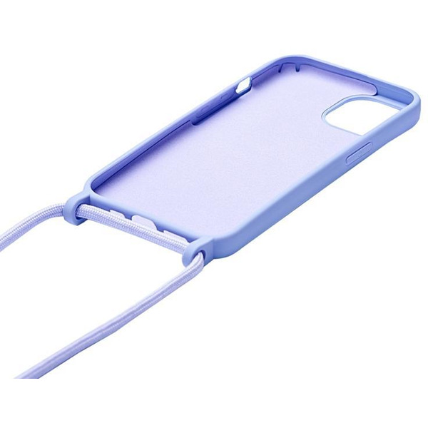 Бампер Bingo Lanyard для Apple iPhone 13 (фиолетовый)