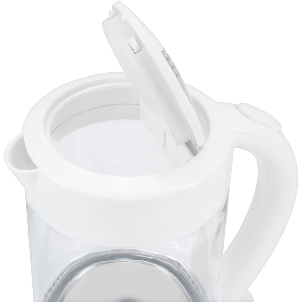 Электрический чайник Hyundai HYK-G9990 (белый/серебристый)