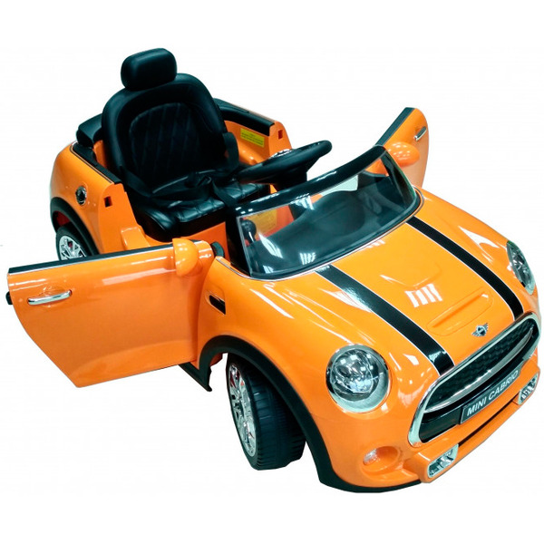 Электромобиль CHI LOK BO TOYS COMPANY Mini Cabrio F57 оранжевый