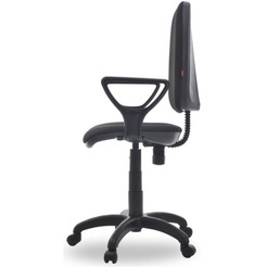 Кресло офисное Фабрикант Престиж+ (ТК-1 черный/О/PL 600)