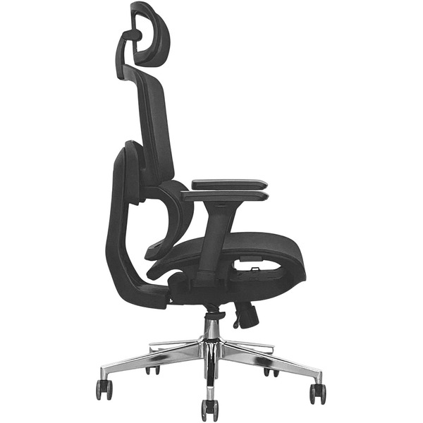 Кресло офисное SITUP GARFILD LUX BLACK chrome (сетка армированная Black/ Black)