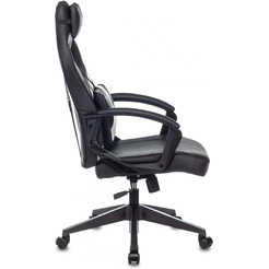 Кресло геймерское Бюрократ Zombie Driver (черный/белый)