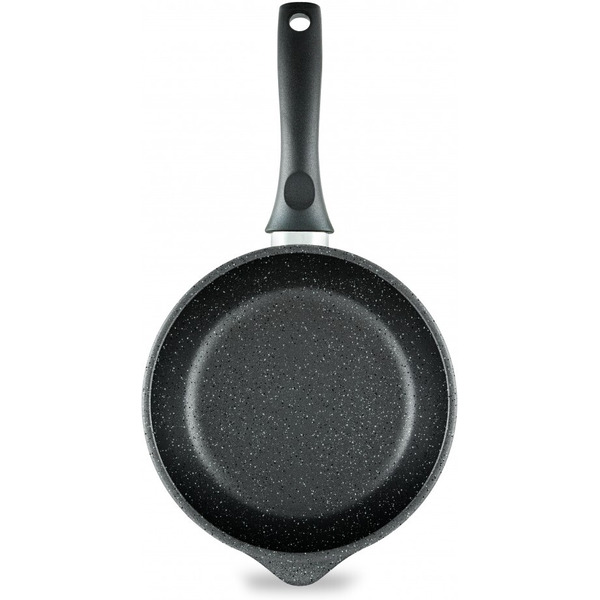 Сковорода НМП Каменная Черный гранит 18118у