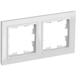 Рамка IEK Brite РУ-2-БрБ