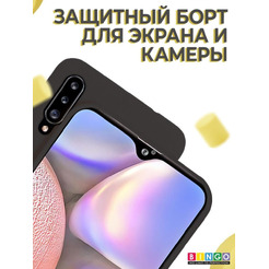 Бампер Bingo Liquid TPU для SAMSUNG Galaxy A20S Черный