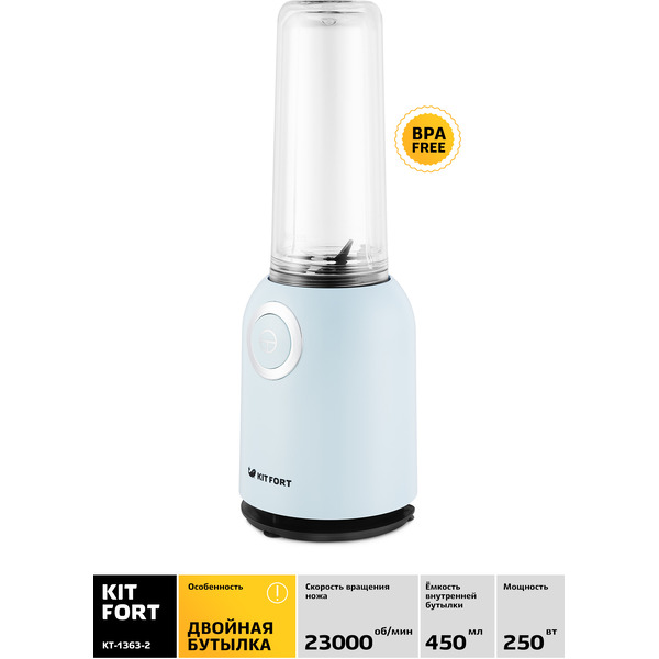 Блендер Kitfort Shake & Take KT-1363-2
