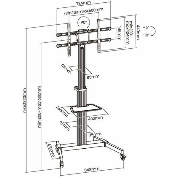 Стойка для телевизора Ultramounts UM307B
