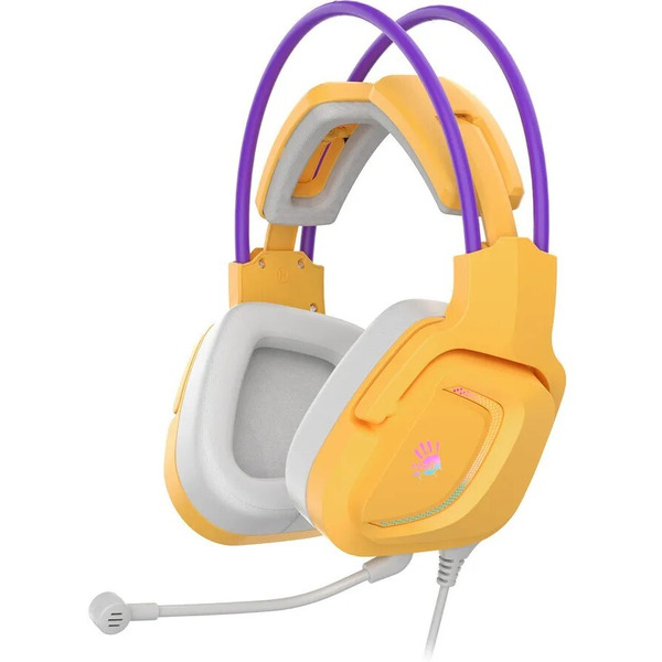 Наушники A4Tech Bloody G575 Punk (желтый/фиолетовый)