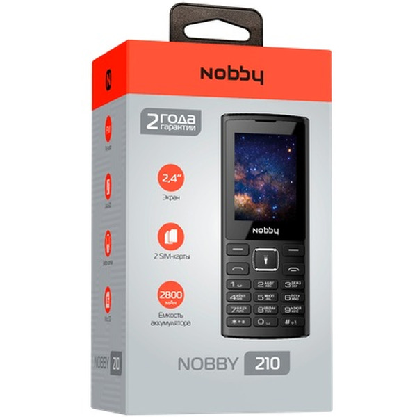 Мобильный телефон NOBBY 210 (черный)