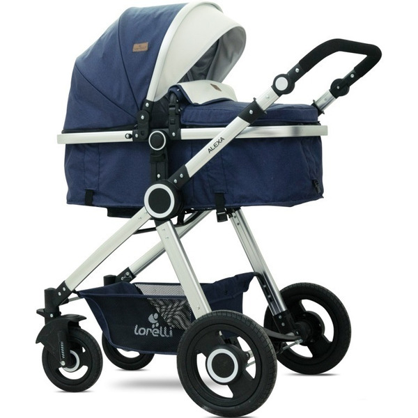 Детская коляска LORELLI Alexa 3в1 (синий)