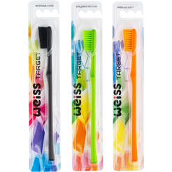 Набор зубных щеток WEISS Target №2 100458 жесткая + средняя + мягкая (3шт)