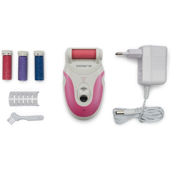 Педикюрный прибор для удаления мозолей POLARIS PSR0801 (бело-розовый)