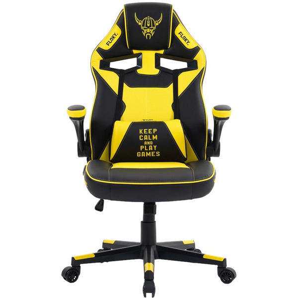 Кресло компьютерное FLOKY Asgard Yellow-Black