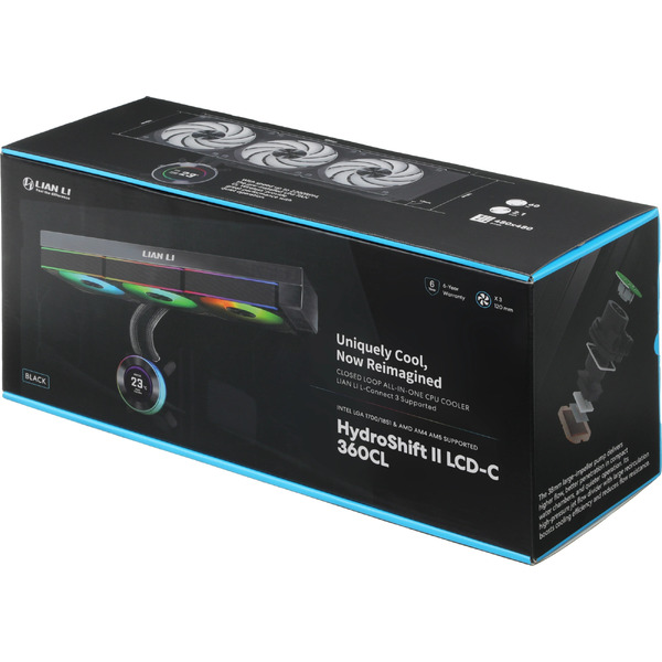 Система жидкостного охлаждения для процессора Lian Li Hydroshift II LCD-C 360CL GHS2LCD36RB G89.GHS2LCD36RB.R0