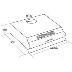 Кухонная вытяжка Akpo P3050 WK-7 (серый)