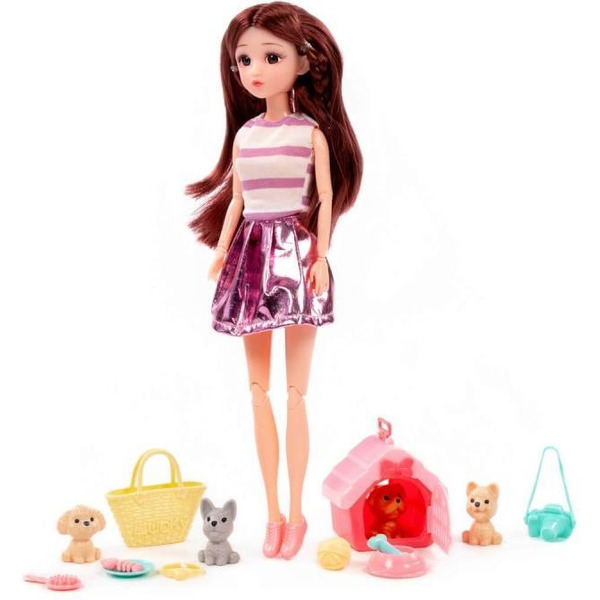 Кукла Полесье Ксюша в парке + аксессуары 02727 (в коробке №4)