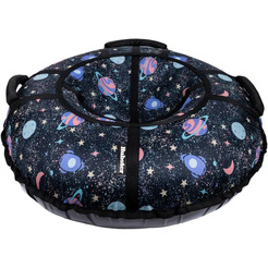 Тюбинг Hubster Люкс Pro S Сатурн черный (110см) во9122-4