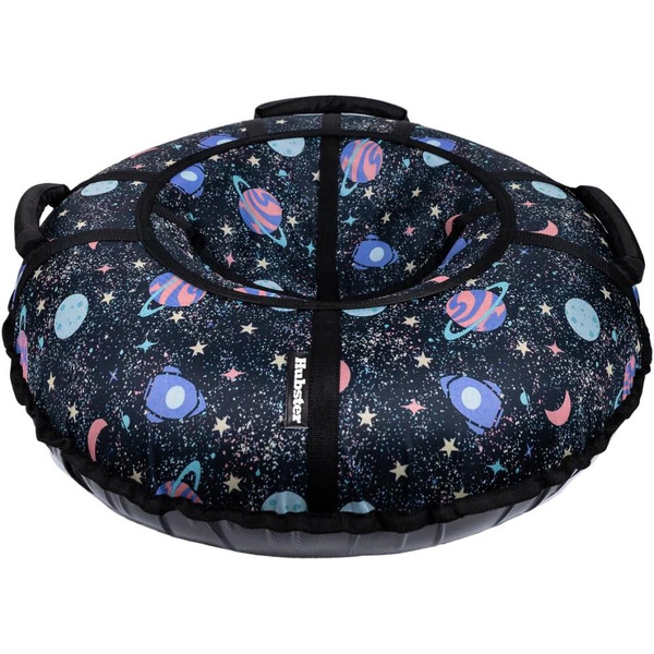 Тюбинг Hubster Люкс Pro S Сатурн черный (110см) во9122-4