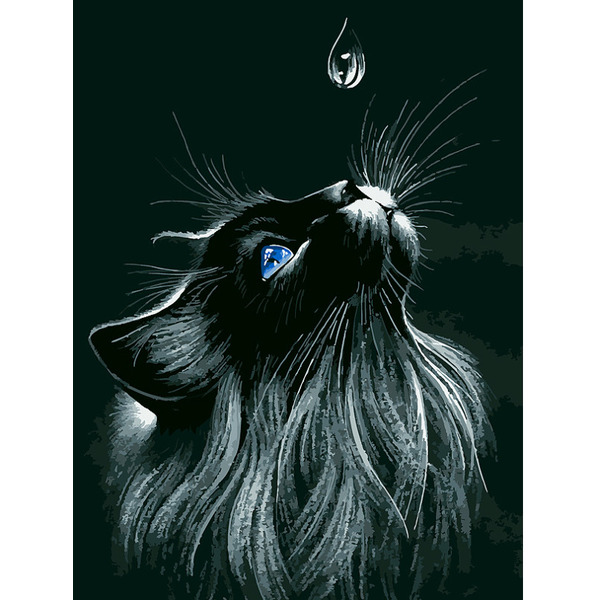 Картина по номерам Белоснежка Капля 420-BA-C