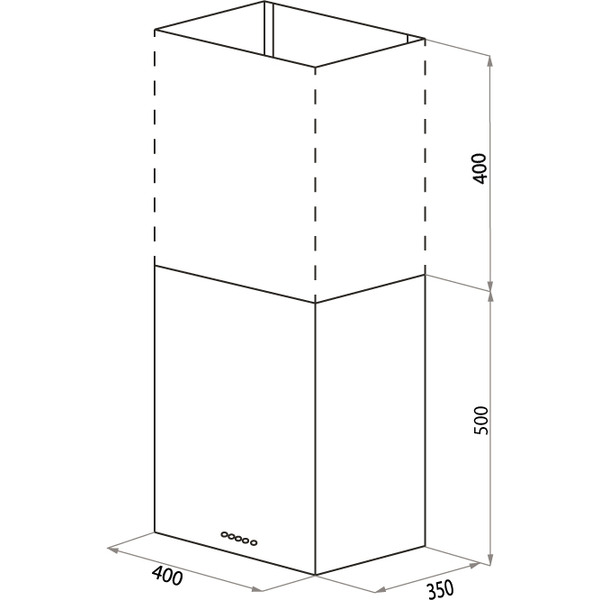 Вытяжка HOMSair Phlox Push 40 (белый)