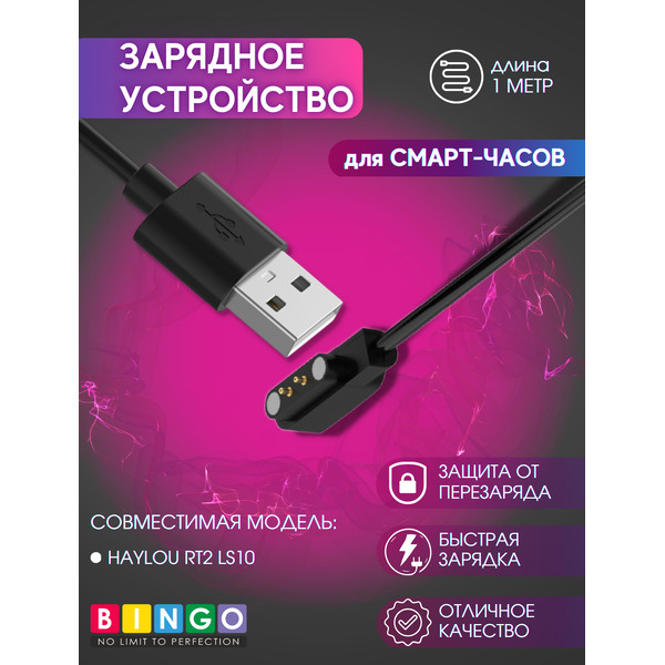 Зарядный кабель Bingo Haylou RT2 LS10 (черный)