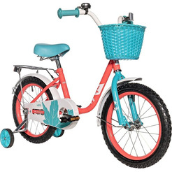 Детский велосипед Novatrack Maple 16 164MAPLE.NPN5 (неон розовый)