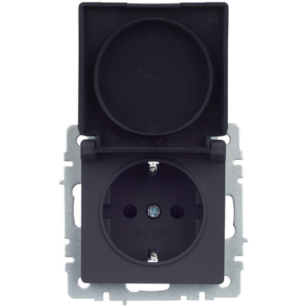 Розетка IEK Brite РСбш10-3-44-БрГ