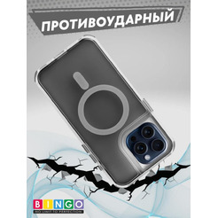 Бампер BINGO Model Magnetic для APPLE iPhone 16 Pro Max черный