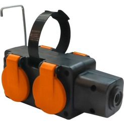 Розетка IEK БелТИЗ РП 16-004 (оранжевый)