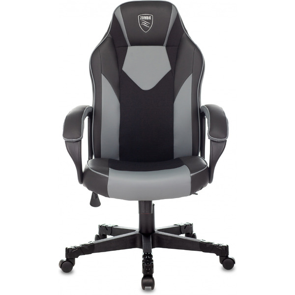 Кресло геймерское Бюрократ Zombie Game 17 (черный/серый)