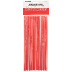Клеевые стержни Rexant 09-1274 (10 шт, красный)
