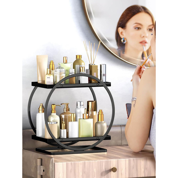 Органайзер для косметики настольный Happy Home HH-032 (черный)