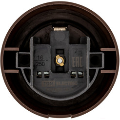 Розетка TDM Electric Виви SQ1820-1417 (коричневый)