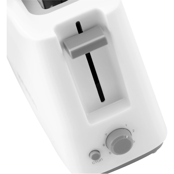 Тостер Hyundai HYT-8006 белый/серый