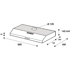 Вытяжка ZORG PIANO 600 60 M черная