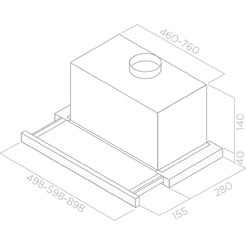 Кухонная вытяжка Elica Elite 14 Lux GRVT/A/90