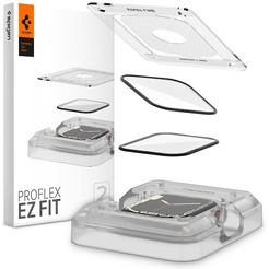 Защитное стекло Spigen ProFlex EZ Fit для Apple Watch 9/8/7 (45 mm) AFL04051 (2шт)