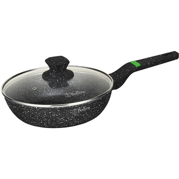 Глубокая сковорода с крышкой BOLLIRE BR-1009