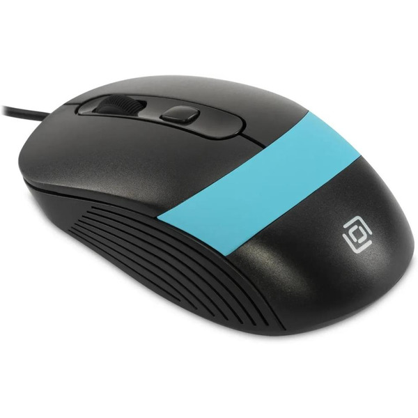 Мышь Oklick 310M (черный/синий)