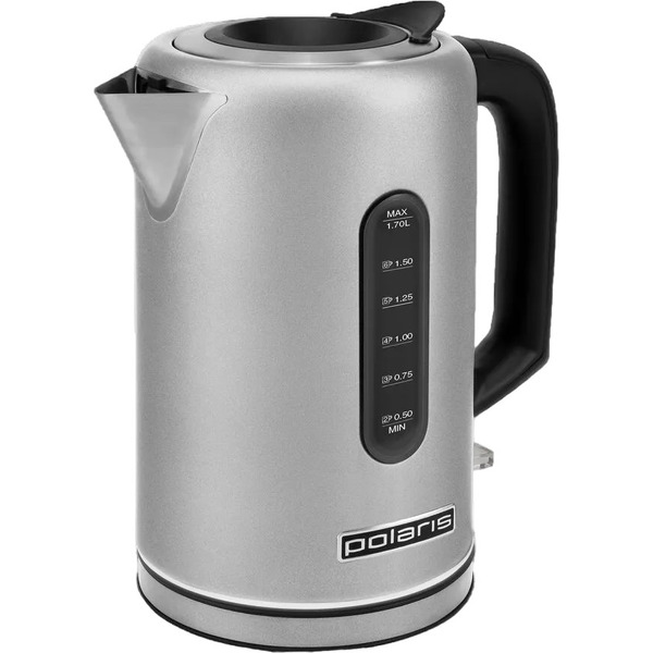 Электрочайник POLARIS PWK 1729CA Water Way Pro Матовый (стальной)