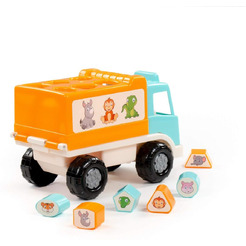 Сортер Полесье Грузовик Забава сафари 90287 (бирюзовый)