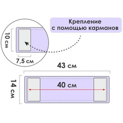 Сменная насадка для швабры PERFECTO LINEA 44-432010