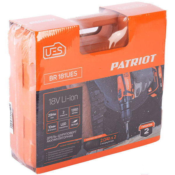 Дрель-шуруповерт Patriot BR 181UES