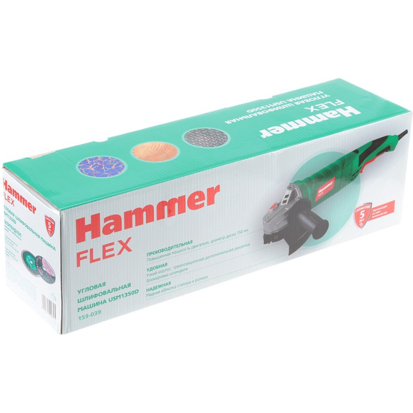 Углошлифмашина Hammer Flex USM1350D (569057)