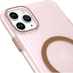 Задняя накладка CASE Translucent Strip Apple iPhone 11 Pro Max, золотой