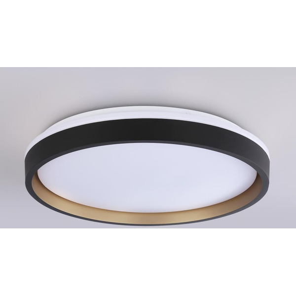 Потолочный светодиодный светильник Ambrella Orbital FZ610 BK/GD (черный/золото)