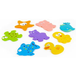 Противоскользящие мини-коврики для ванной набор BRAUBERG 665186 (8 шт)