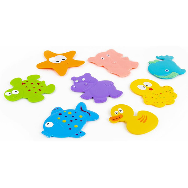 Противоскользящие мини-коврики для ванной набор BRAUBERG 665186 (8 шт)