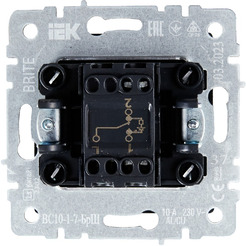 Выключатель IEK Brite BR-V12-1-10-K37