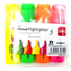 Набор текстовыделителей DELI S622 (4 шт)